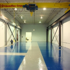 Safety line epoxy application