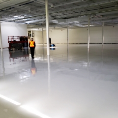 High shine epoxy application