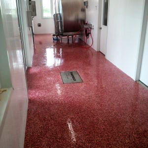 Red Decorative Flooring