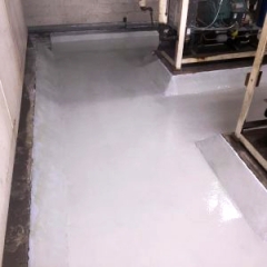 1/4 in epoxy Trowel Down Floor