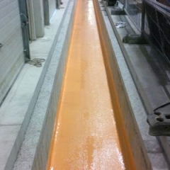 Completed trench